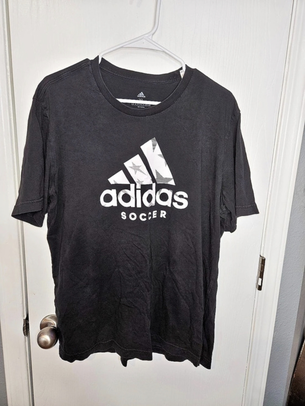 adidas Archive Soccer Stars Graphic Tee Soccer Graphic Tee Black Size XL